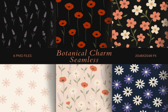 Download Botanical Charm Seamless - Botanical Collection