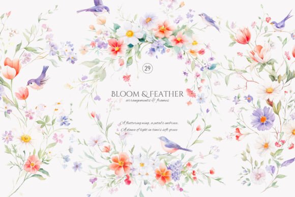 Download Watercolor Botanical Clipart Set - Botanical Collection