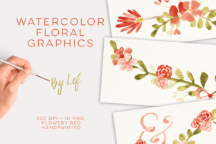 Download Floral Watercolor Wedding Clipart. Botanical and Flower Graphics Including Banners - Botanical Collection
