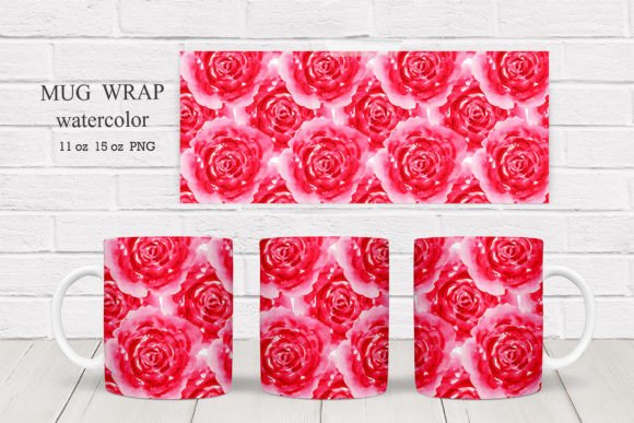 Download Wildflowers Mug Wraps Sublimation Roses. - Roses Collection