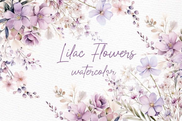 Download Watercolor Lilac Flowers Png Lilac Png - Lilac png Collection