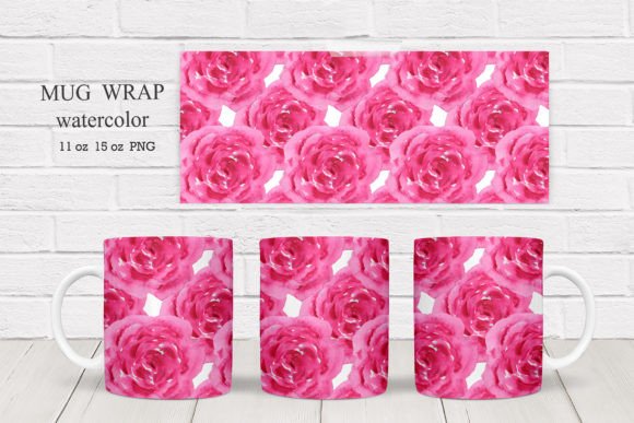 Download Wildflowers Mug Wraps Sublimation Roses. - Roses Collection