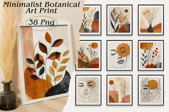 Download Minimalist Botanical Art Print - Botanical Collection