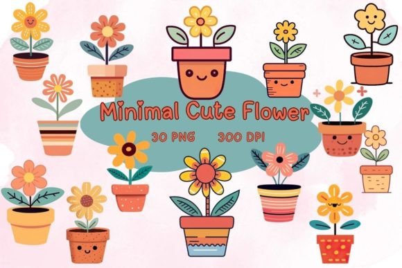 Download 30 Minimal Cute Flower Clipart - Cute flower clipart Collection